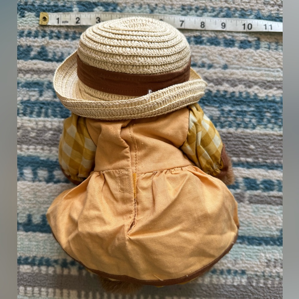 Boyds Bears Plush with Dress and detail Hat. Charming for collection or decor - Picture 5 of 6